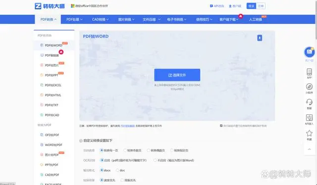 转转大师在线转换网站