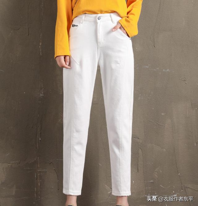 牛仔直筒连体裤裁剪图（舒服的牛仔小白裤）(2)