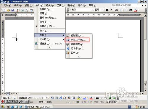 word2010中如何给图片加水印